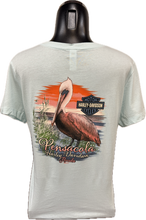 Sea Blue Pelican V-neck