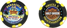 Beach Sign Poker Chip