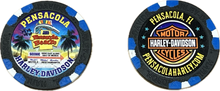 Beach Sign Poker Chip