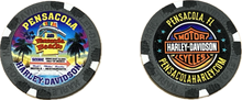 Beach Sign Poker Chip