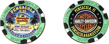 Beach Sign Poker Chip