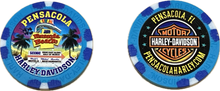Beach Sign Poker Chip