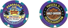 Beach Sign Poker Chip