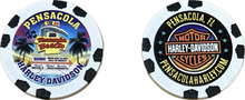 Beach Sign Poker Chip