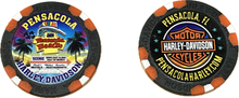 Beach Sign Poker Chip