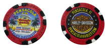 Beach Sign Poker Chip