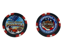 Blue Angel Beach Poker Chip