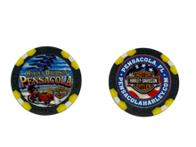 Blue Angel Beach Poker Chip