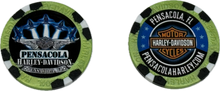 Blue Angel Poker Chip
