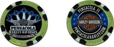 Blue Angel Poker Chip