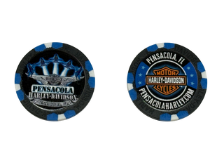 Blue Angel Poker Chip