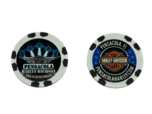 Blue Angel Poker Chip