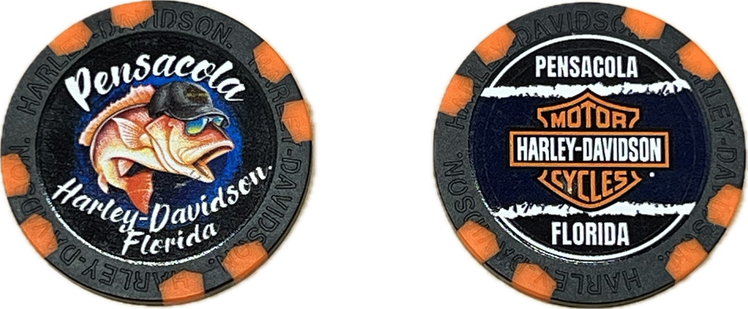 Red Snapper Poker Chip