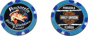 Red Snapper Poker Chip