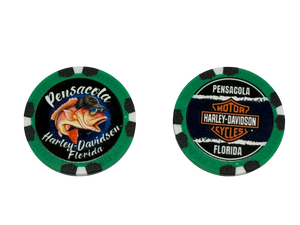 Red Snapper Poker Chip