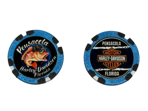 Red Snapper Poker Chip