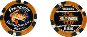 Red Snapper Poker Chip